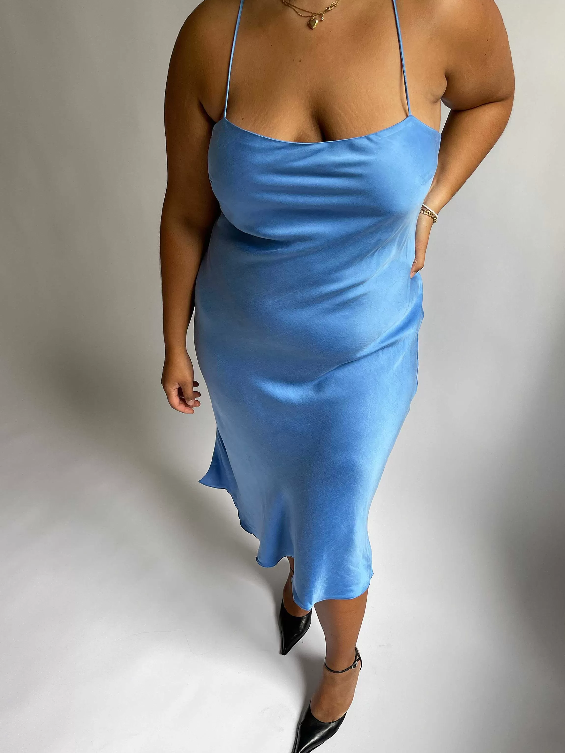 Dresses*Djerf Avenue Dream Dress Midi Sky