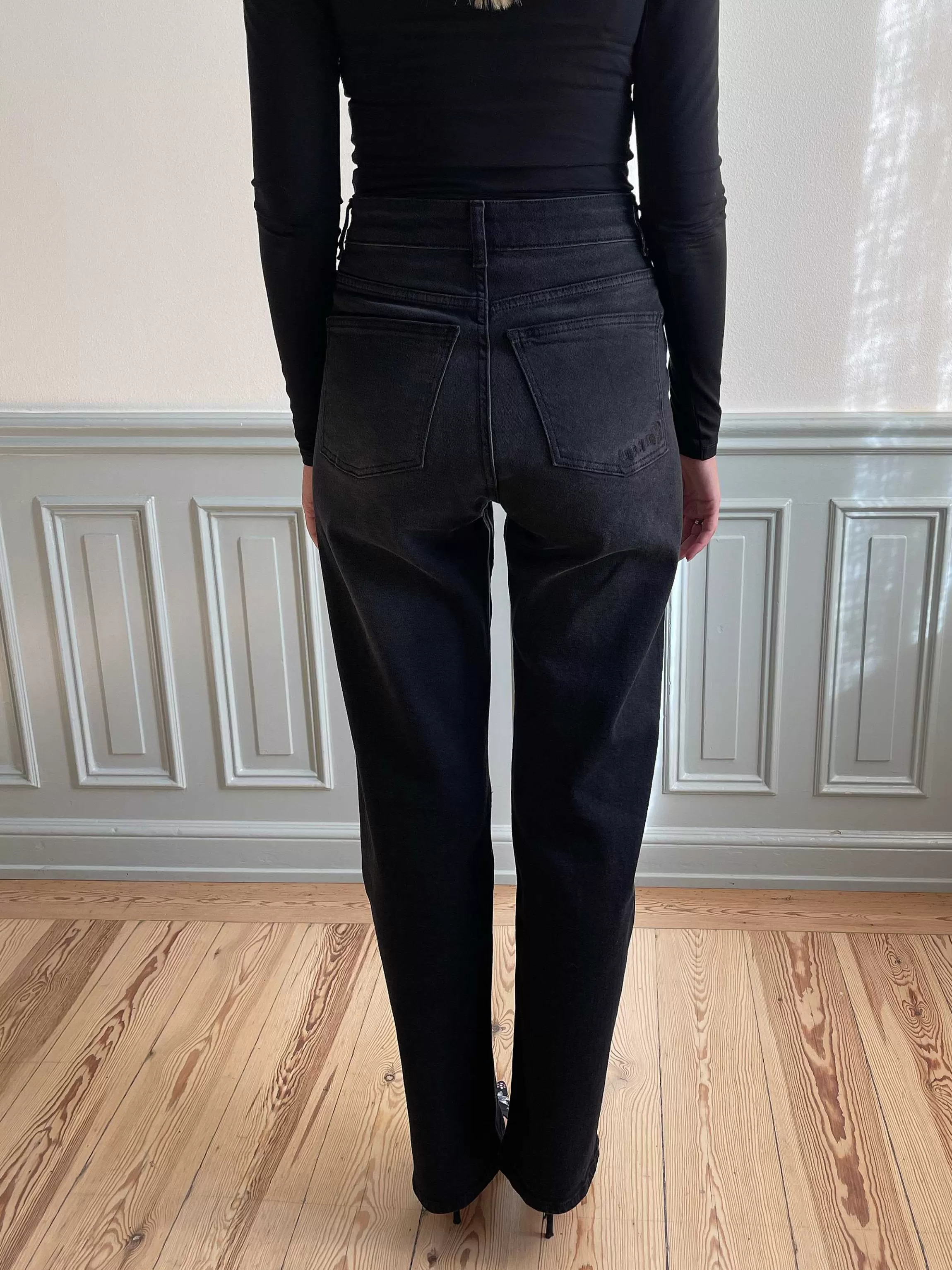 Jeans*Djerf Avenue Straight Jeans Black
